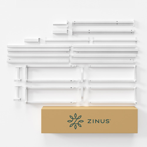 White-Karin-H45cm-Steel-Bed-Base