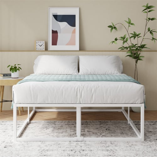 White-Karin-H45cm-Steel-Bed-Base