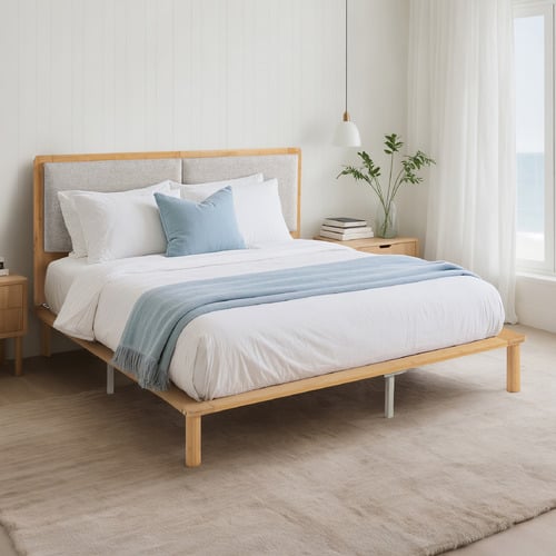 Aylen Bamboo Wood Bed Frame