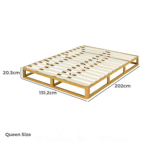 Natural Kendall Queen Bed Base