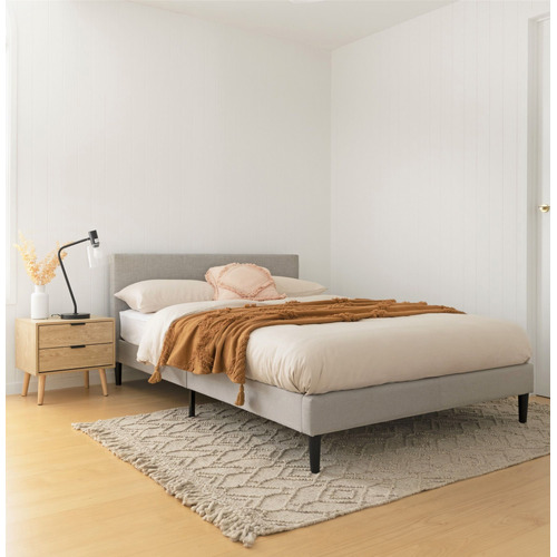 Light-Grey-Laybell-Fabric-Bed-with-Headboard