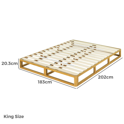 Natural Kendall Bed Base