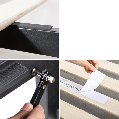 Natural Venkata Bed with USB Port