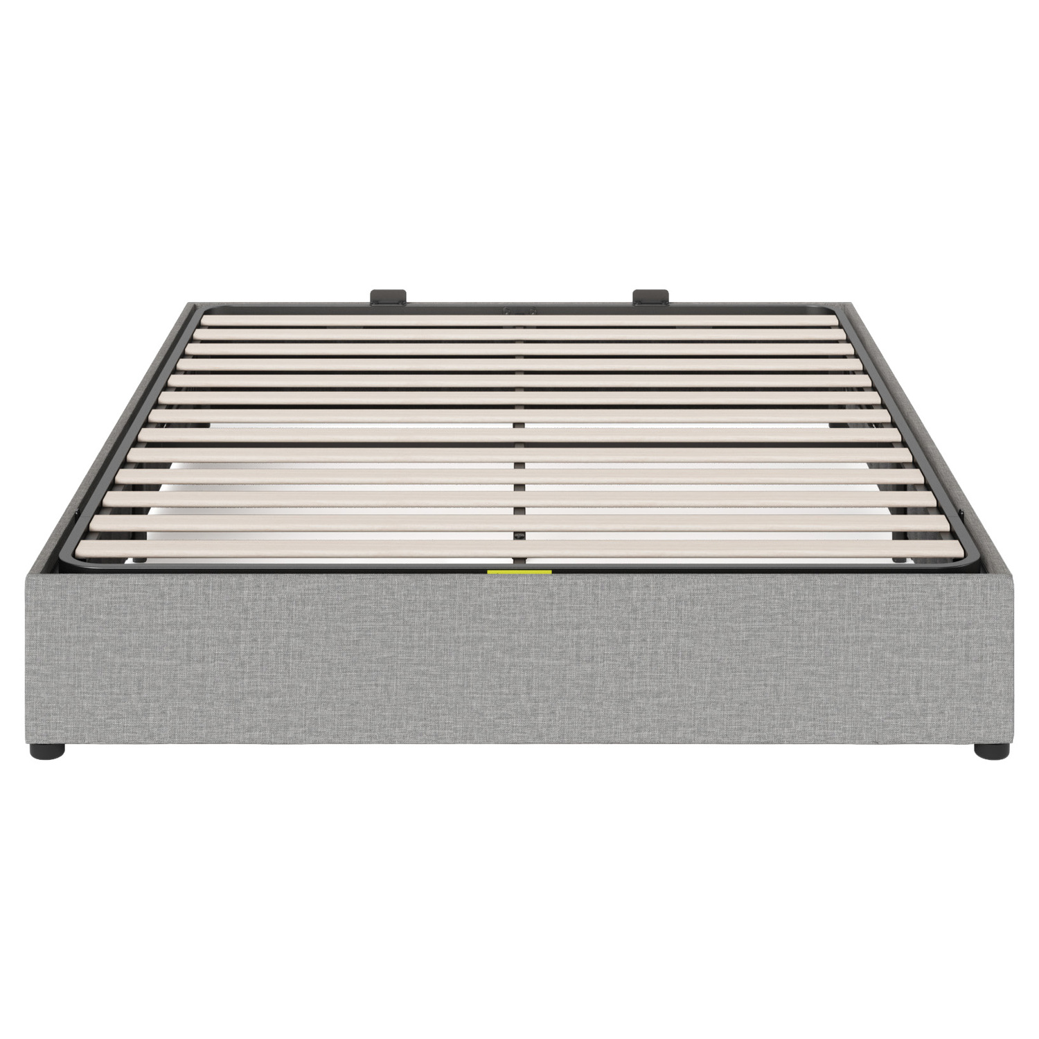 Light Grey Jaliyah Upholstered Gas Lift Bed Base