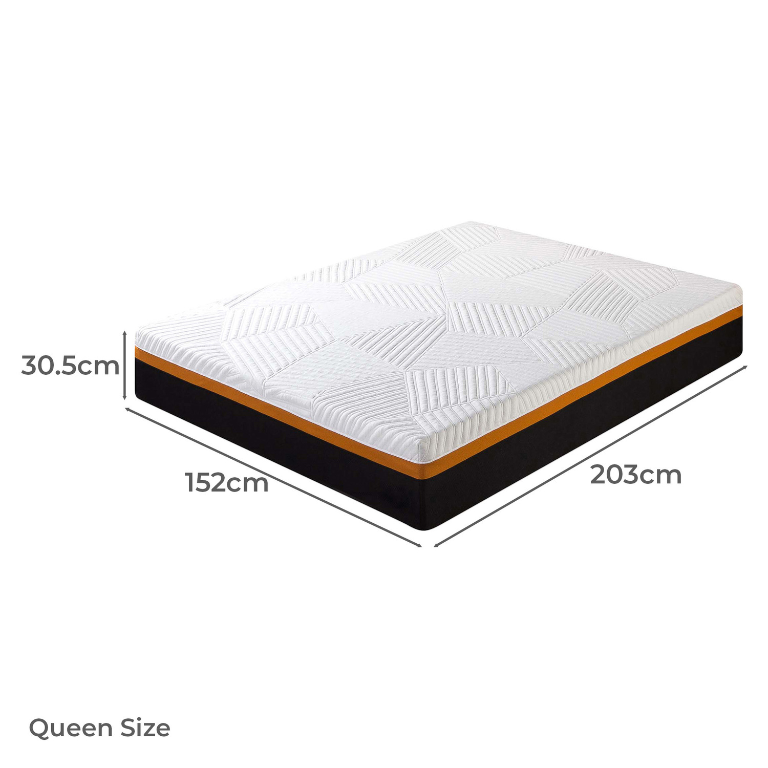 Mariam Hybrid Pocket Spring Memory Foam Queen Mattress