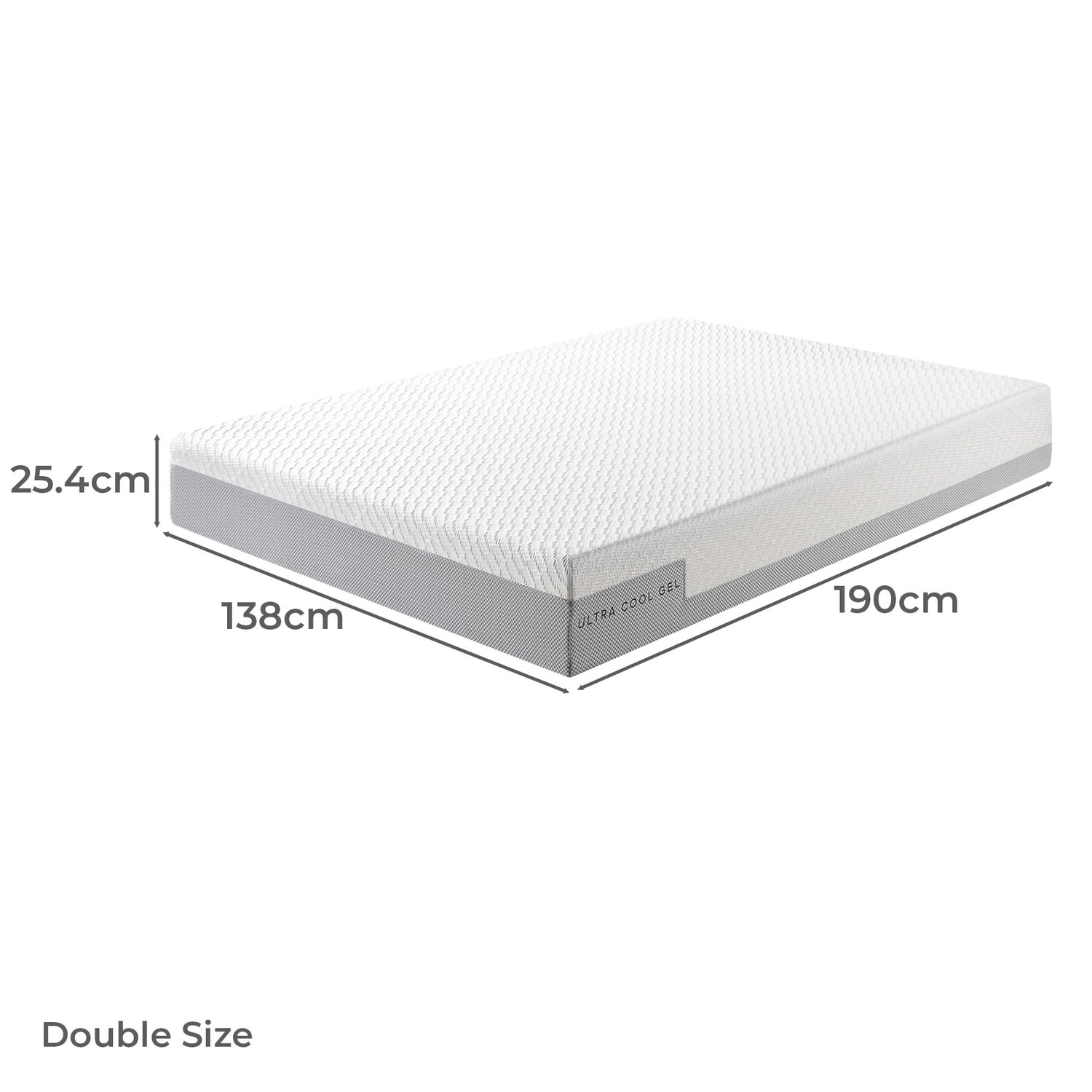 Ultra Cool 25cm Gel Memory Foam Mattress