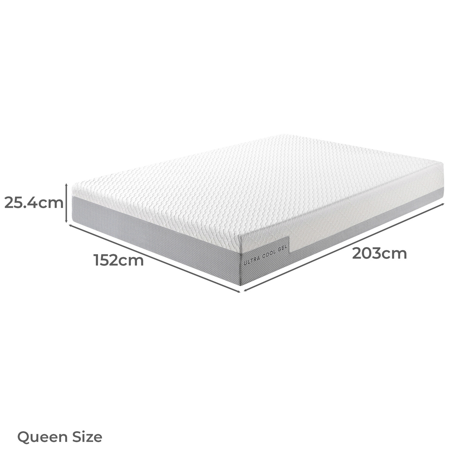 Ultra Cool 25cm Gel Memory Foam Mattress