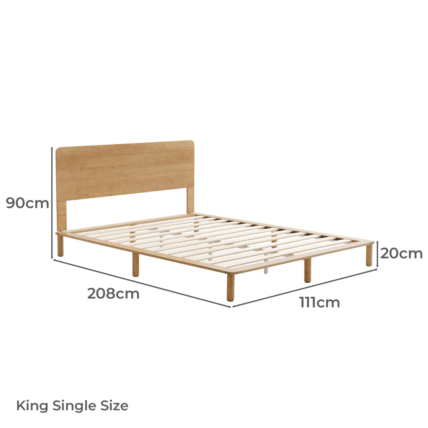 Portia Bamboo Bed Frame