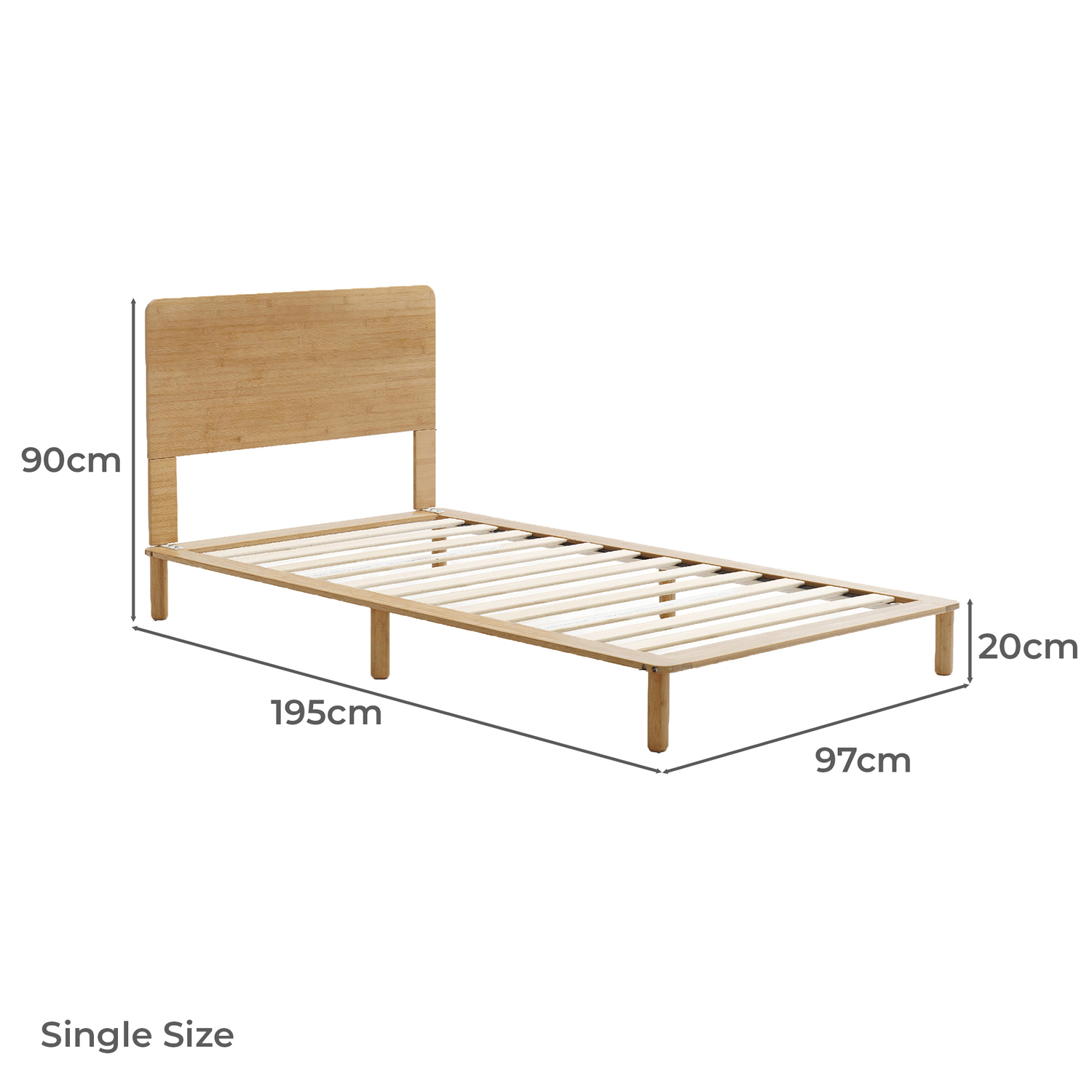 Portia Bamboo Bed Frame