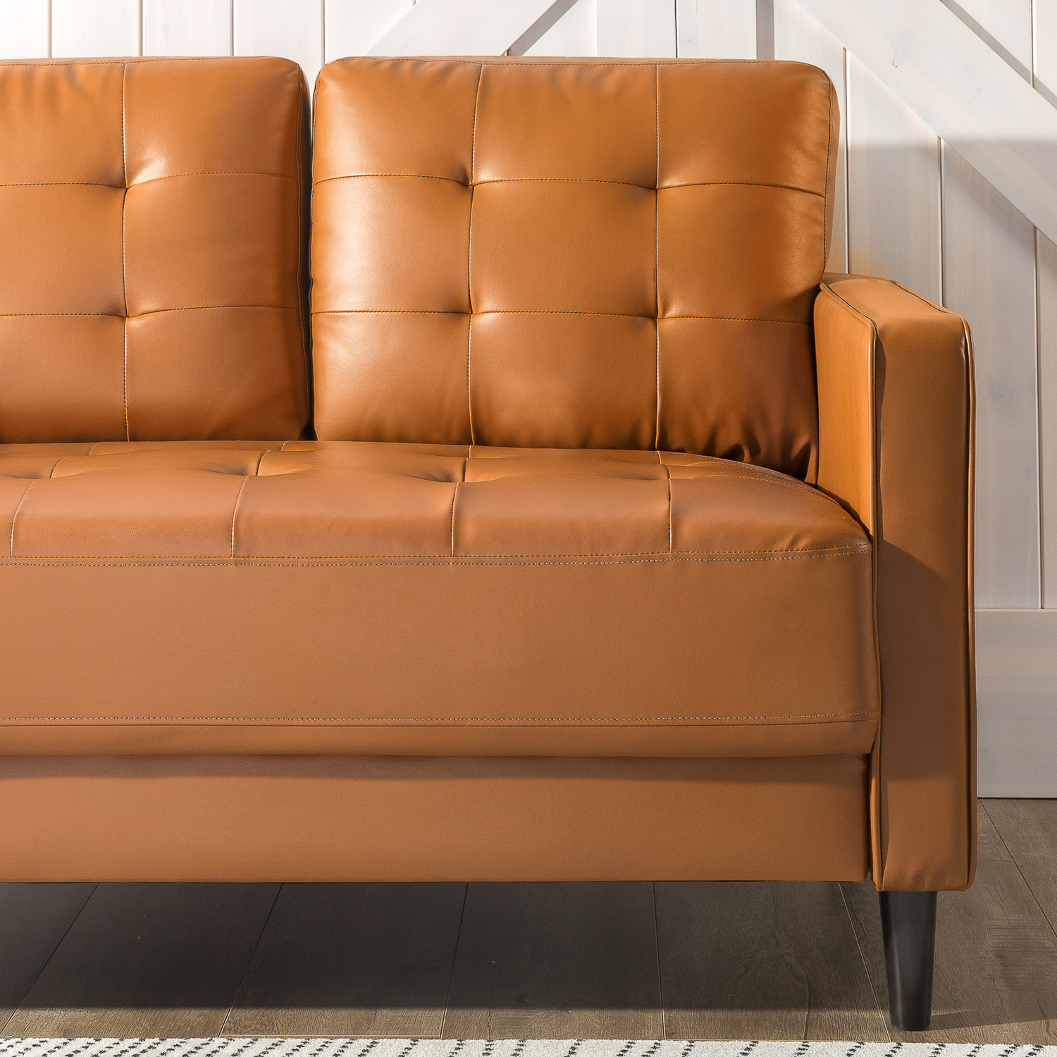 Humphrey Faux Leather 2 Seater Sofa