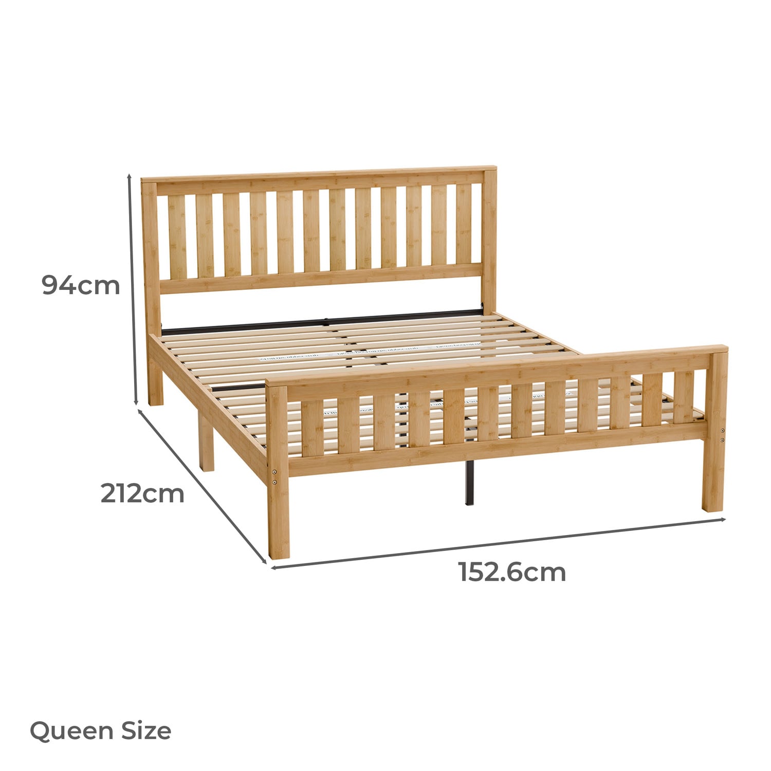 Templeton Bamboo Bed Frame