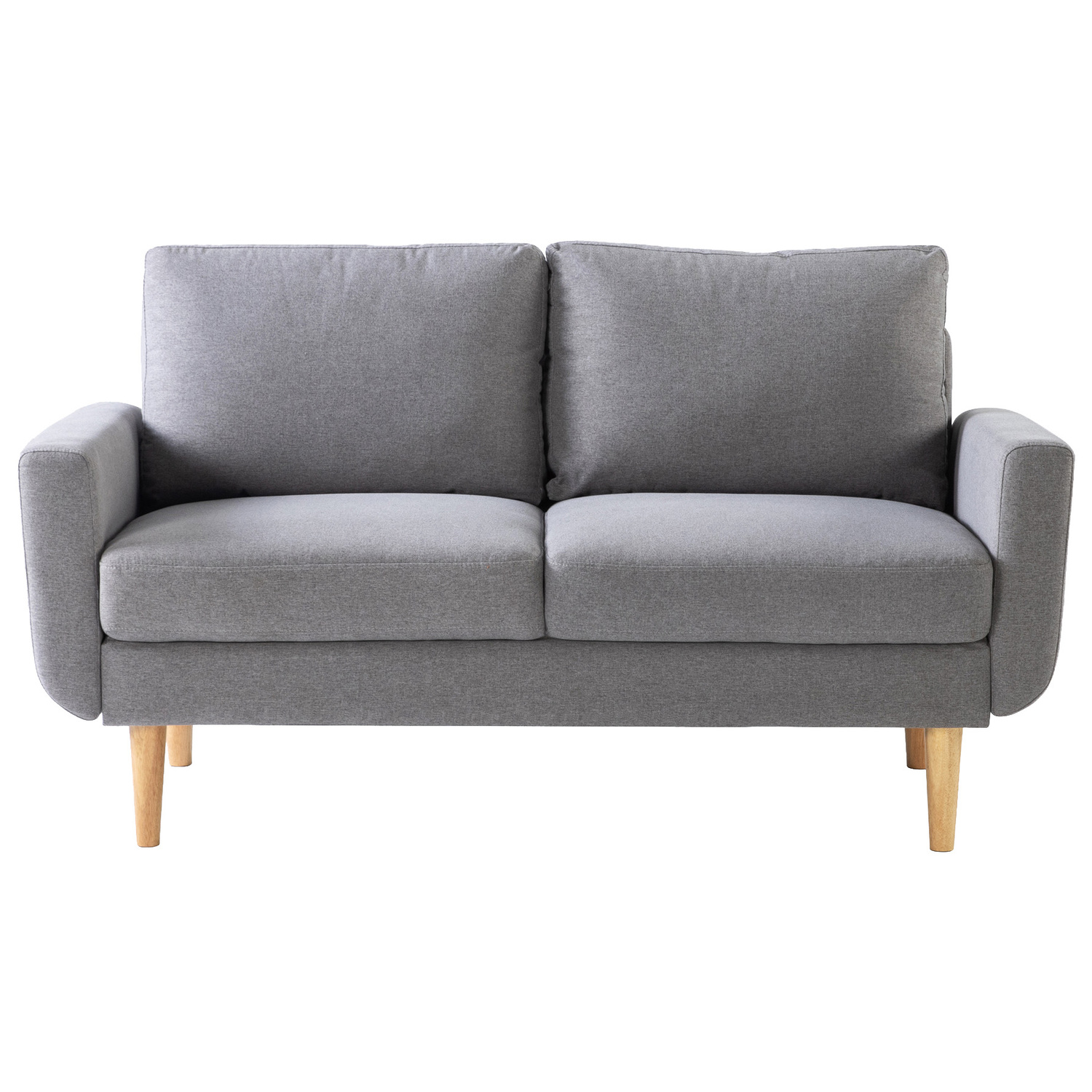 Light Grey 2 Seater Classic Sofa