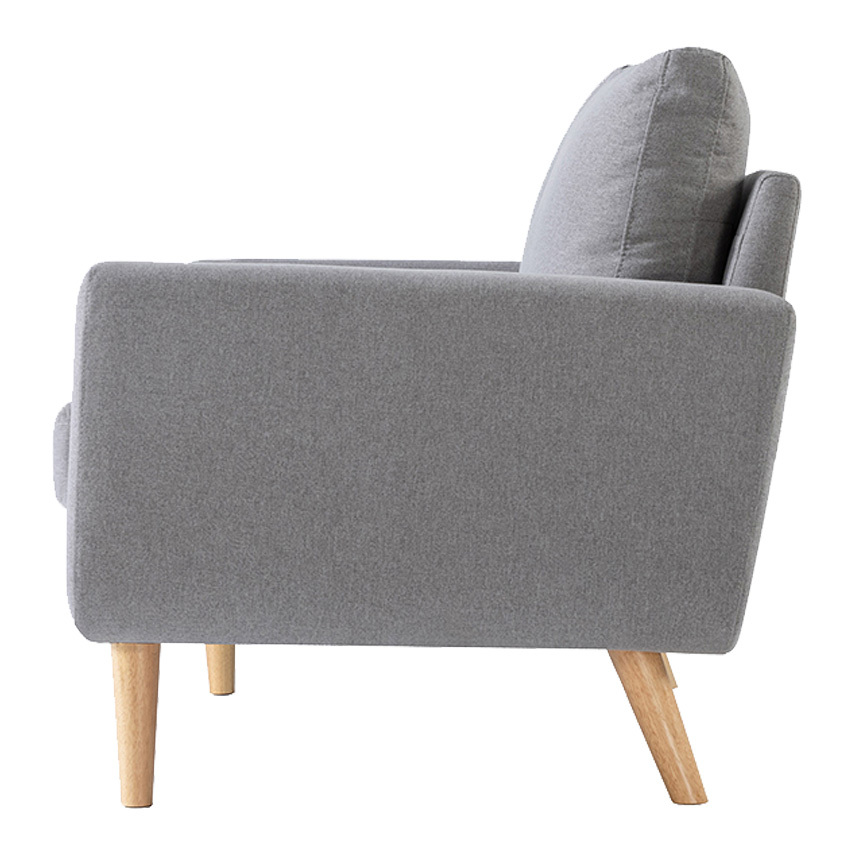 Light Grey 2 Seater Classic Sofa