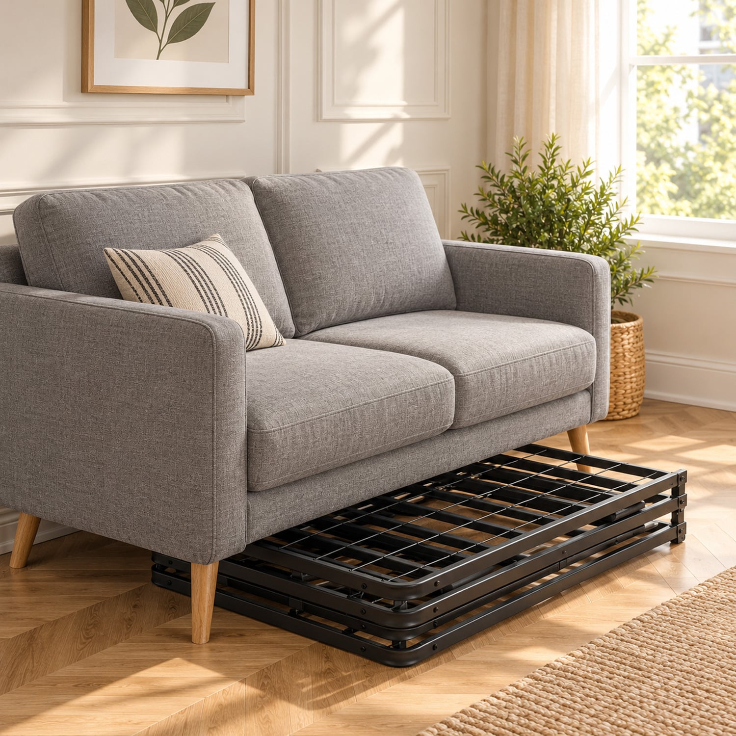 SmartBase-H35.5cm-Steel-Bed-Base