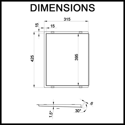 Dromma Stainless Steel Drainer Tray