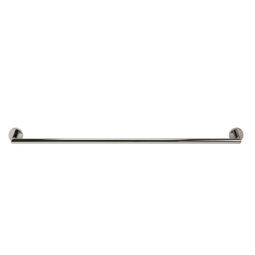 Polished Chrome Symphony Stainless Steel Single Bar Towel Rail