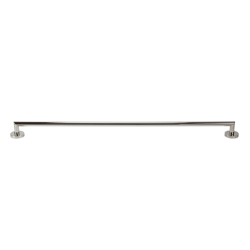 Polished Chrome Symphony Stainless Steel Single Bar Towel Rail