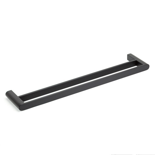 Fluid Double Bar Stainless Steel Towel Rail