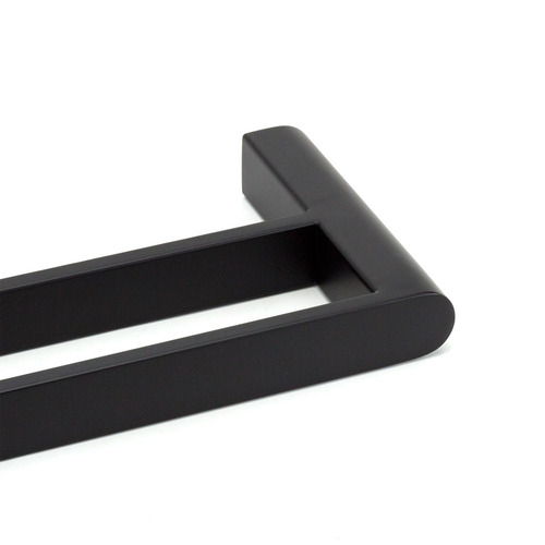 Fluid Double Bar Stainless Steel Towel Rail