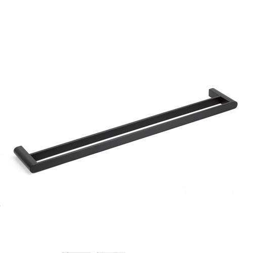 Fluid Double Bar Stainless Steel Towel Rail