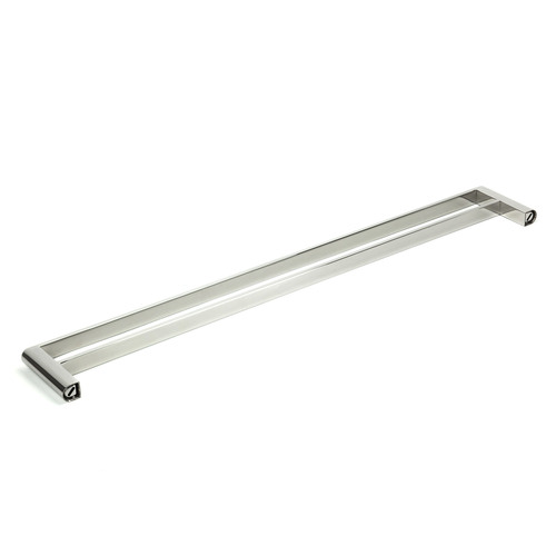Fluid Double Bar Stainless Steel Towel Rail