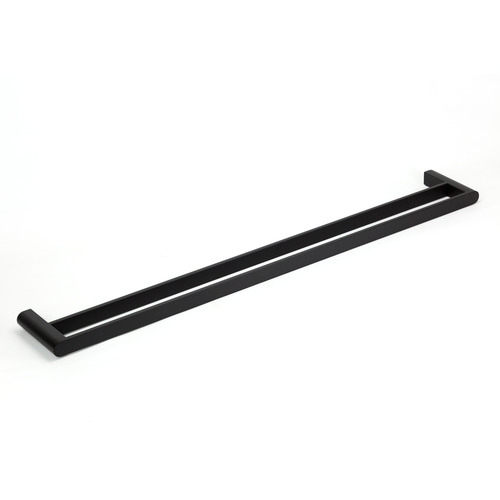 Fluid Double Bar Stainless Steel Towel Rail