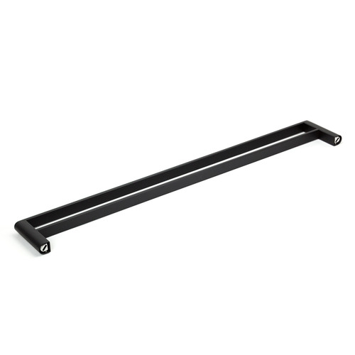 Fluid Double Bar Stainless Steel Towel Rail