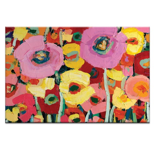 Pair Poppy 2 by Anna Blatman Art Print on Canvas | Temple & Webster