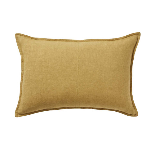 Weave Como Rectangular Linen Cushion | Temple & Webster