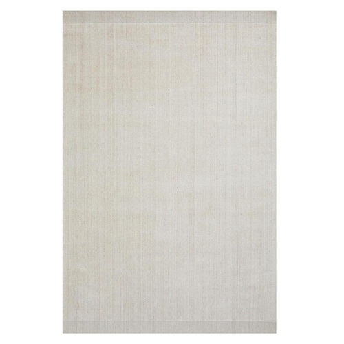 Buff Travertine Wool-Blend Rug | Temple & Webster