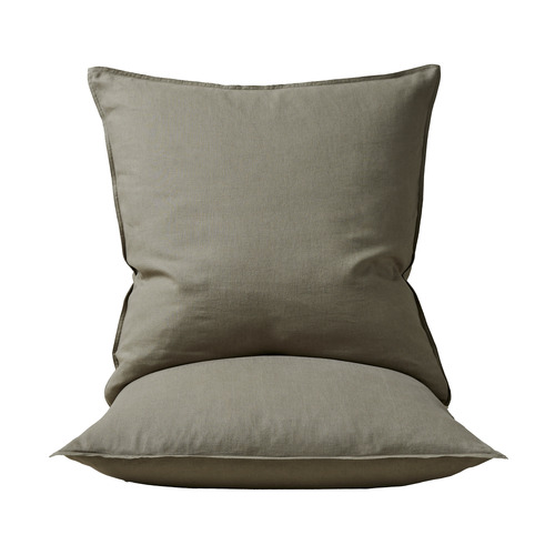 Weave Ravello French Linen European Pillowcases Temple & ster