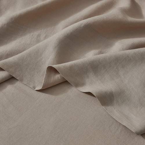Weave Ravello French Linen Flat Sheet | Temple & Webster