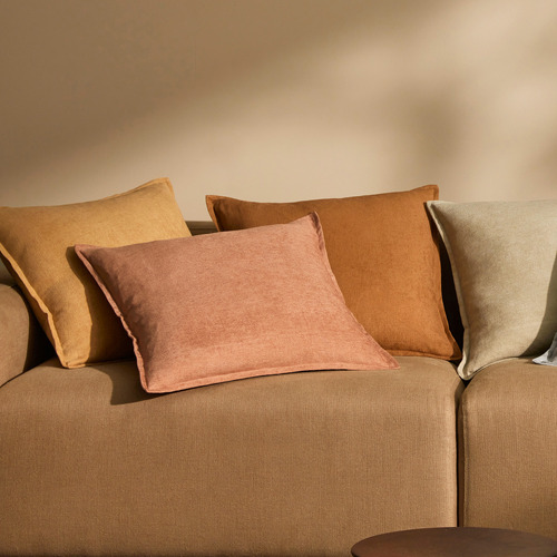 Fiore Square Linen-Blend Cushion