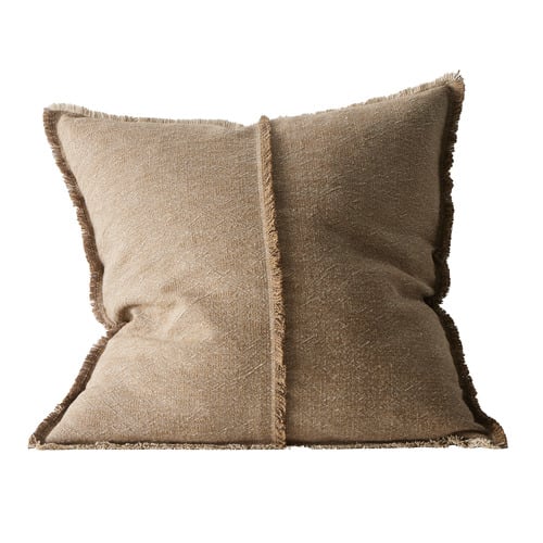 Adela Square Cotton & Linen Cushion