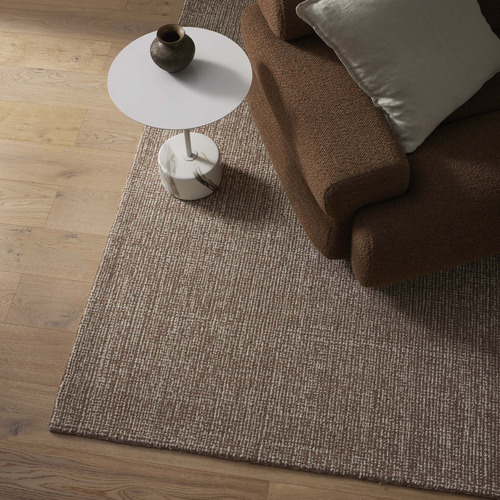 Mocha Kaia Hand-Woven New Zealand Wool Rug