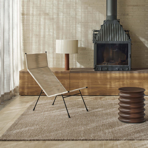 Mocha Kaia Hand-Woven New Zealand Wool Rug