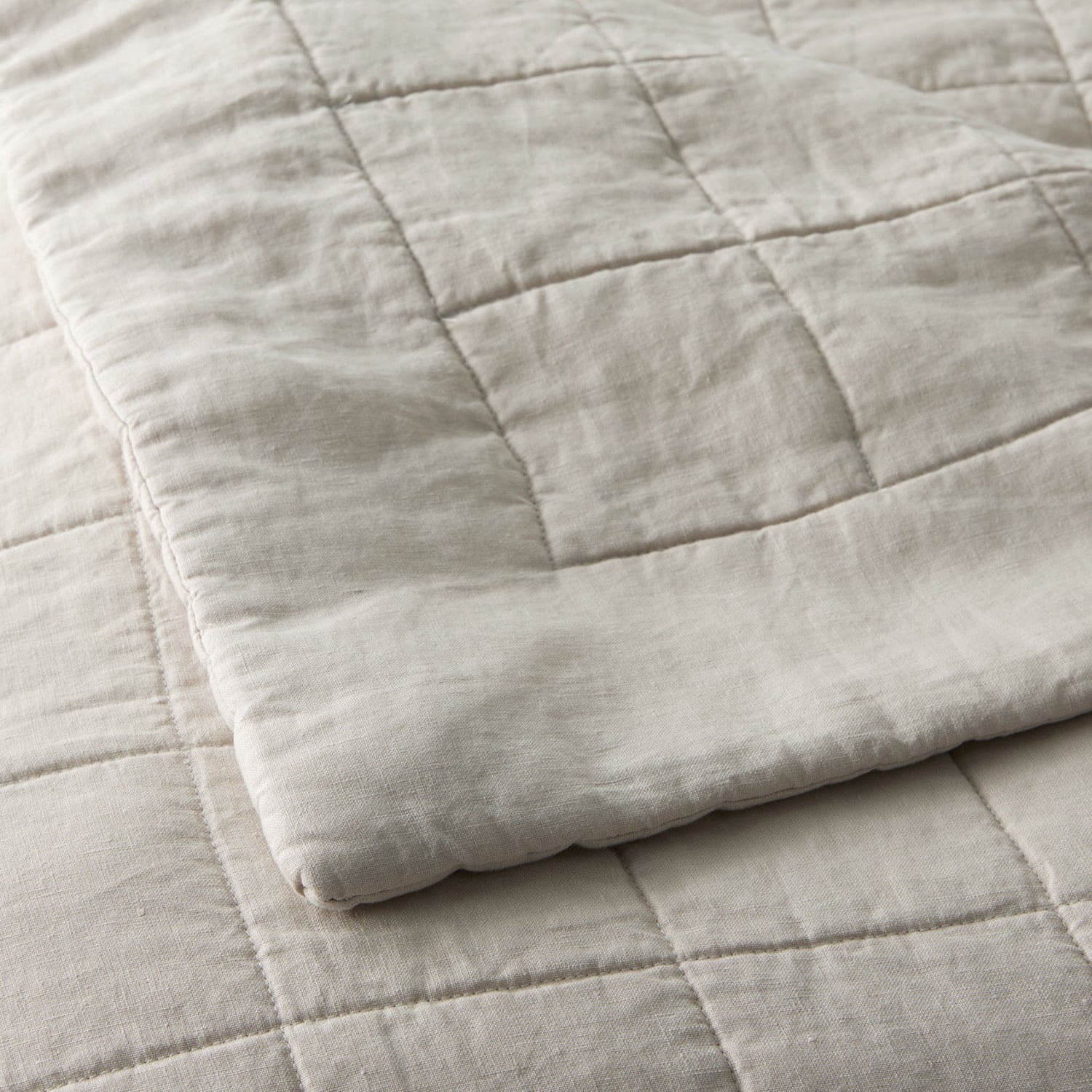 Ravello European Linen King Coverlet