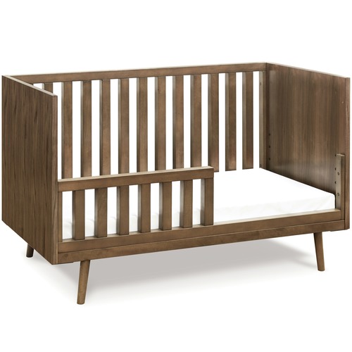 Walnut Nifty Timber Cot Temple & ster