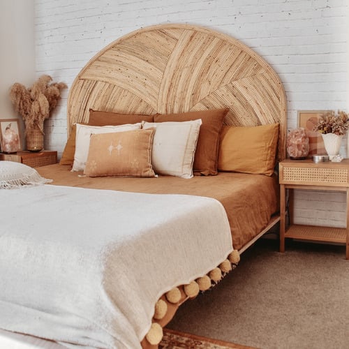 Curved-Cuba-Rattan-Bedhead