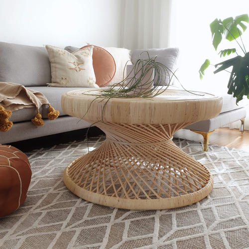 Palm Cove Living Tomant Rattan Coffee Table | Temple & Webster