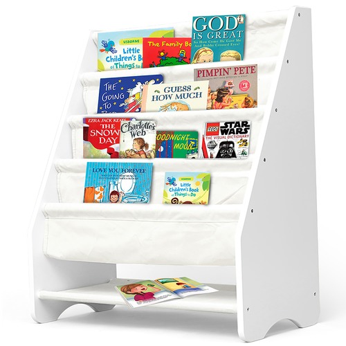 York street Callum Kids' Canvas Display Bookshelf Temple & Webster