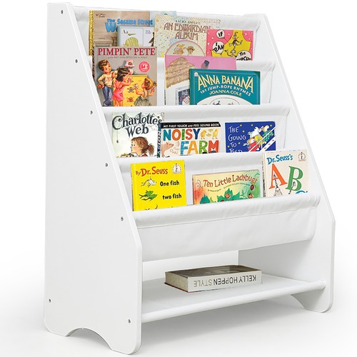 York street Callum Kids' Canvas Display Bookshelf Temple & Webster