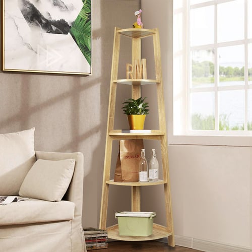 Hawaii 5 Tier Ladder Bookshelf