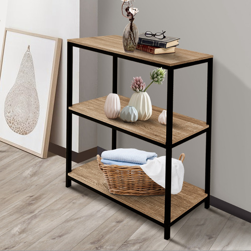 Rome 3 Tier Industrial Storage Bookshelf