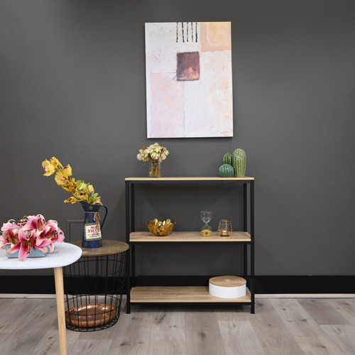 Rome 3 Tier Industrial Storage Bookshelf