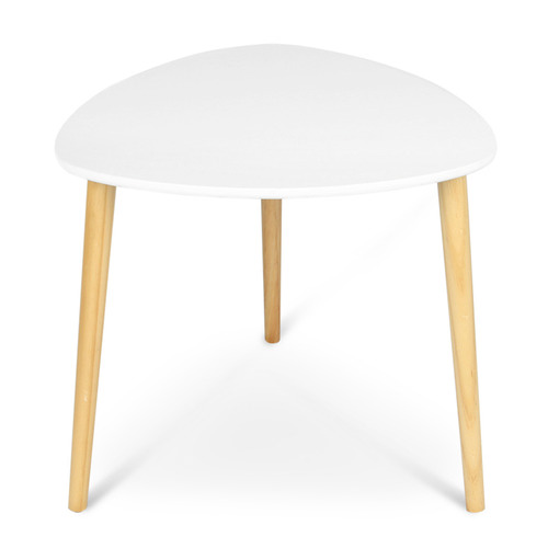 2 Piece White Aurora Coffee Table
