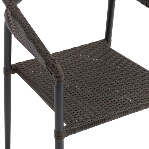 Dark Brown Herman Outdoor 2 Person Lounge Set