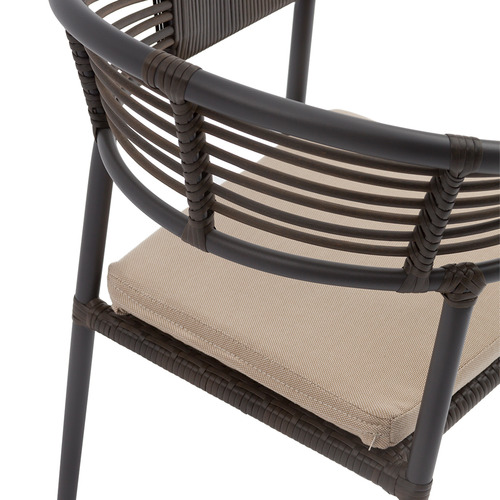 Dark Brown Herman Outdoor 2 Person Lounge Set