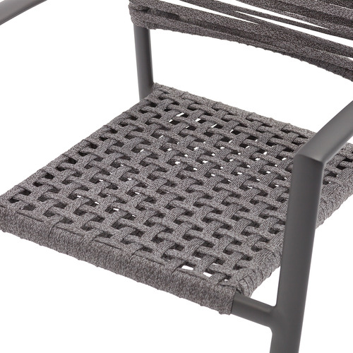 4 Seater Dark Grey Cathryn Outdoor Dining Set