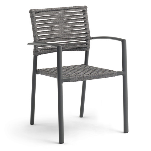 8 Seater Dark Grey Adriano Outdoor Dining Set